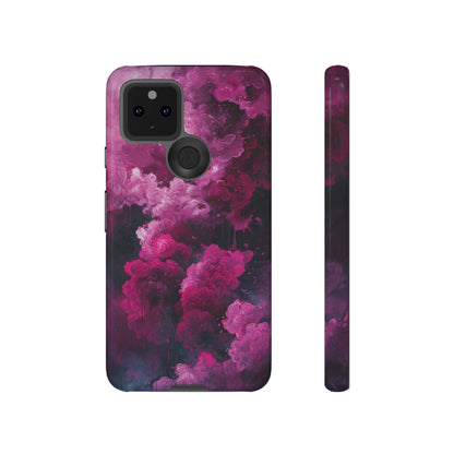 Magenta and Blue Color Explosion Phone Case