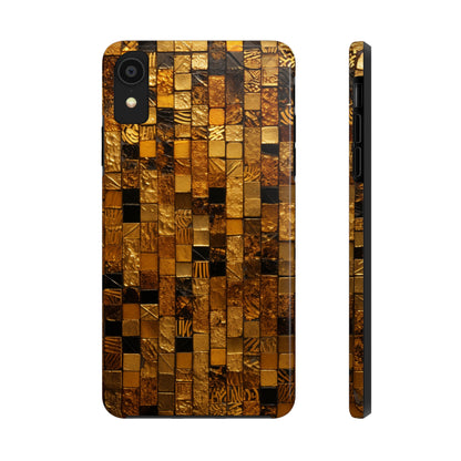 Golden Tile iPhone Case | Add Glamour and Elegance to Your Device