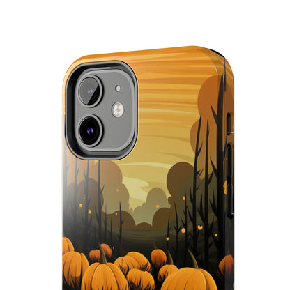 Halloween Fall Pumpkins iPhone Case | Embrace the Spooky Autumn Vibes