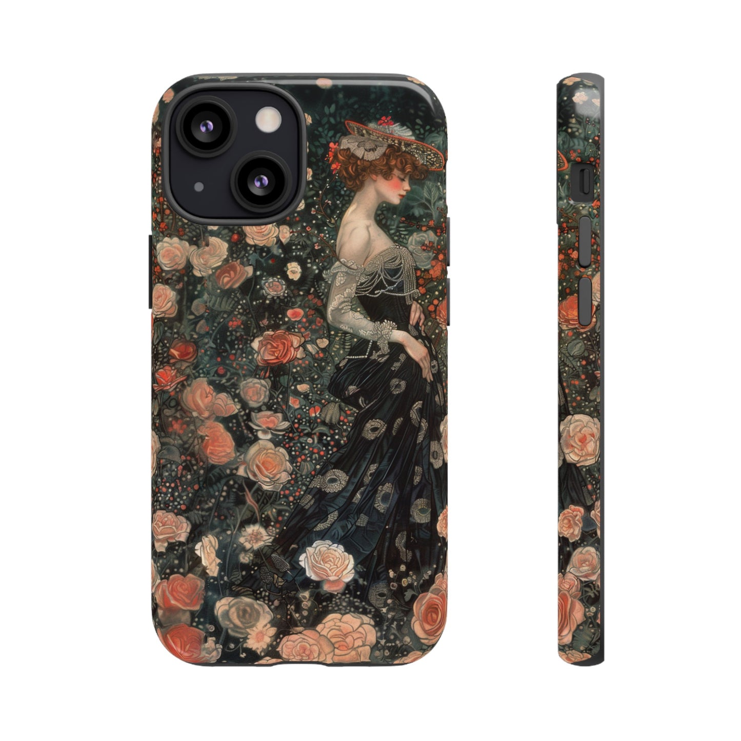 Art Nouveau French Floral Beauty Painting Phone Case
