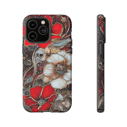 Stained Glass Floral Paisley Explosion Phone Case