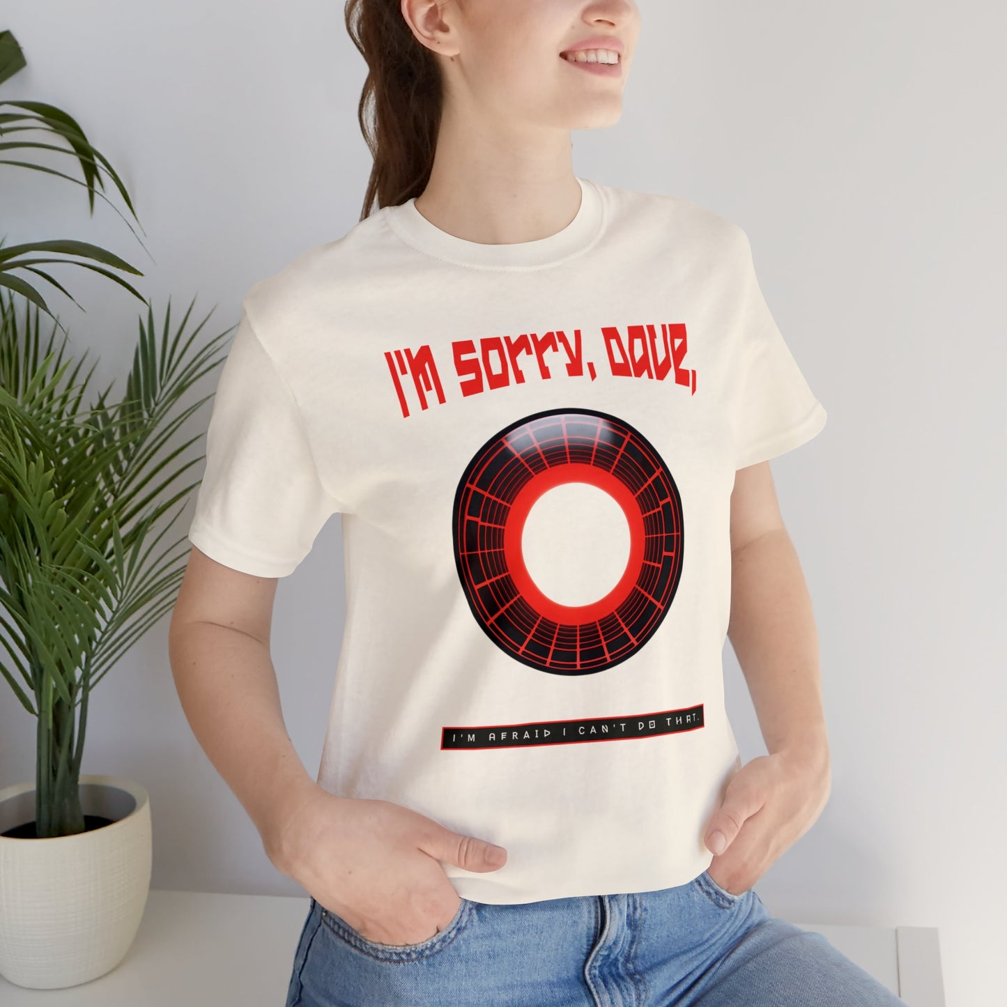 2001: A Space Odyssey Quote Tee - Classic Sci Fi Unisex Cotton Shirt with Iconic AI Line t-Shirt