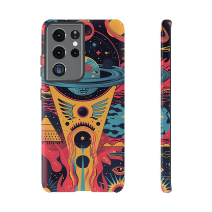 Cosmic Journey Space and Time Phone Case