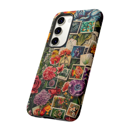 Vintage Floral Stamps Phone Case