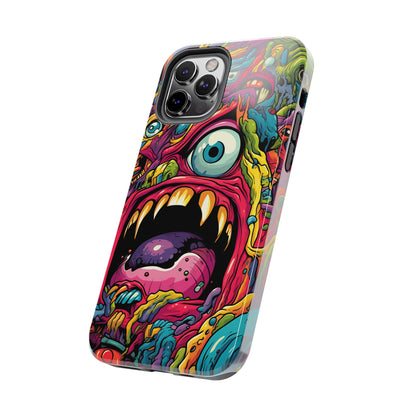 Psychedelic art with haunting mysteries phone cover