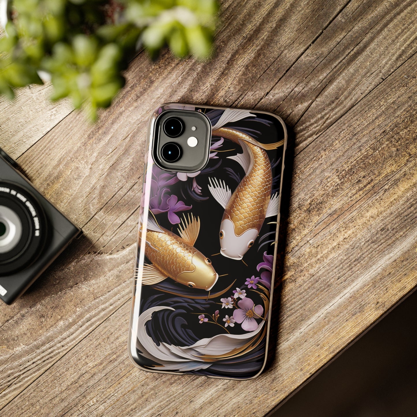 Graceful Flow: Koi Fish Inspired | Japanese Art Masterpiece iPhone Case