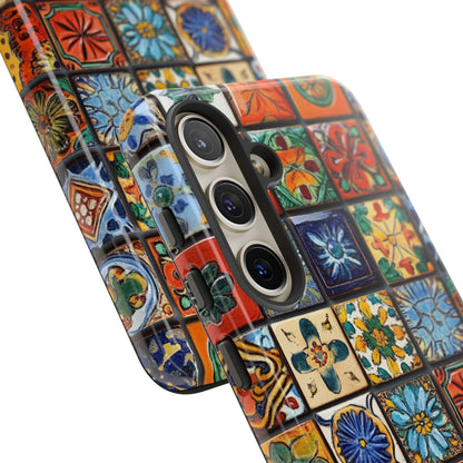 Mexican Talavera Tile Phone Case – Embrace the Vibrant Culture of Mexico, iPhone 15 Case