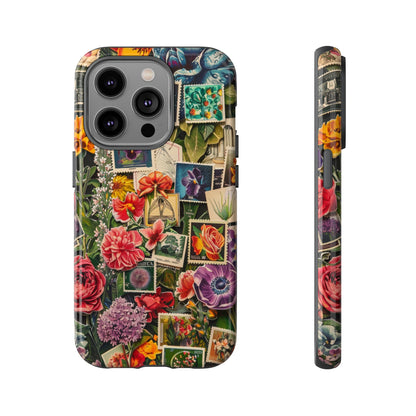 Vintage Floral Stamps Phone Case