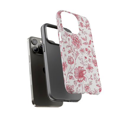 Pink Floral Wildflower Phone Case