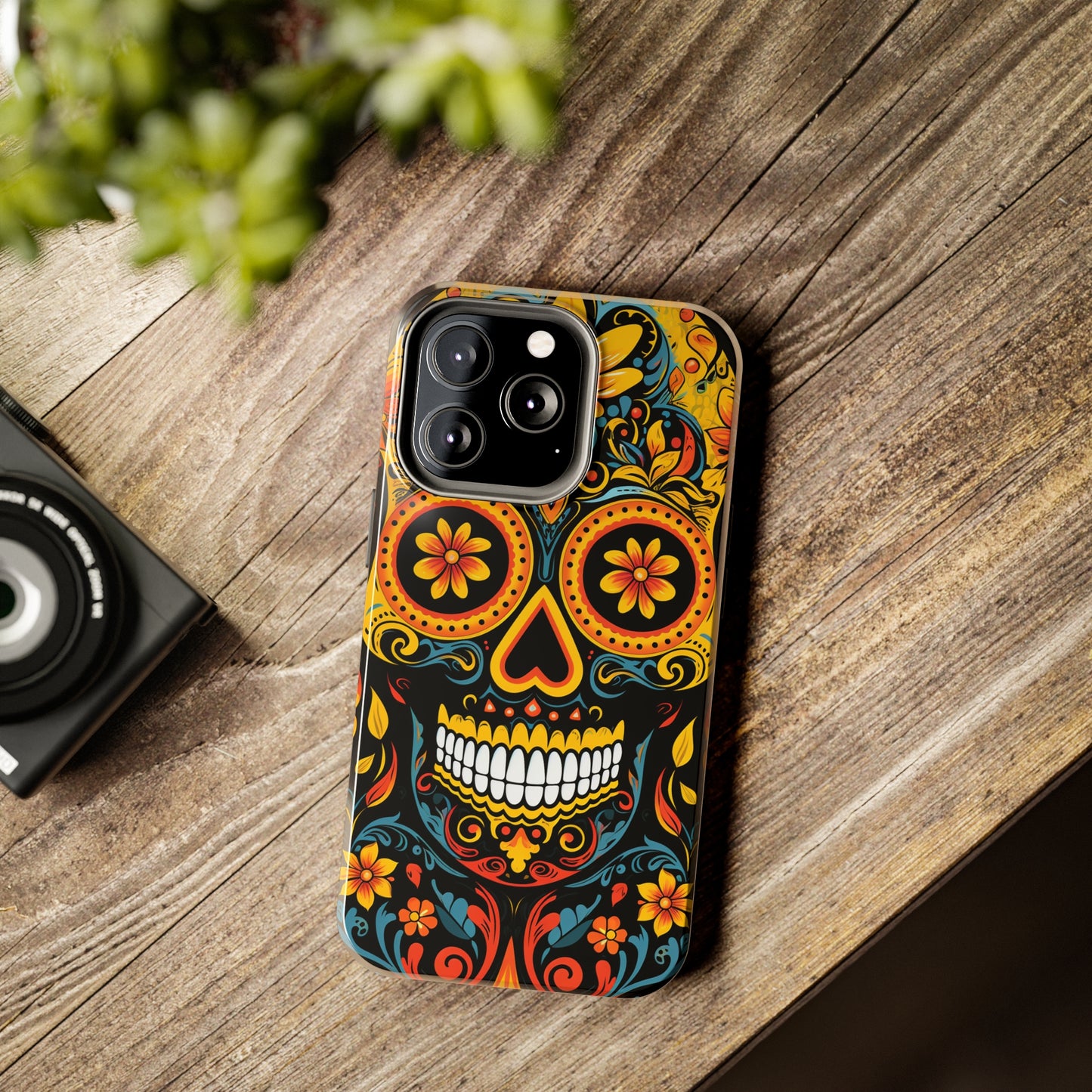 Sugar Skull iPhone Case | Dia de los Muertos Design for Apple iPhone