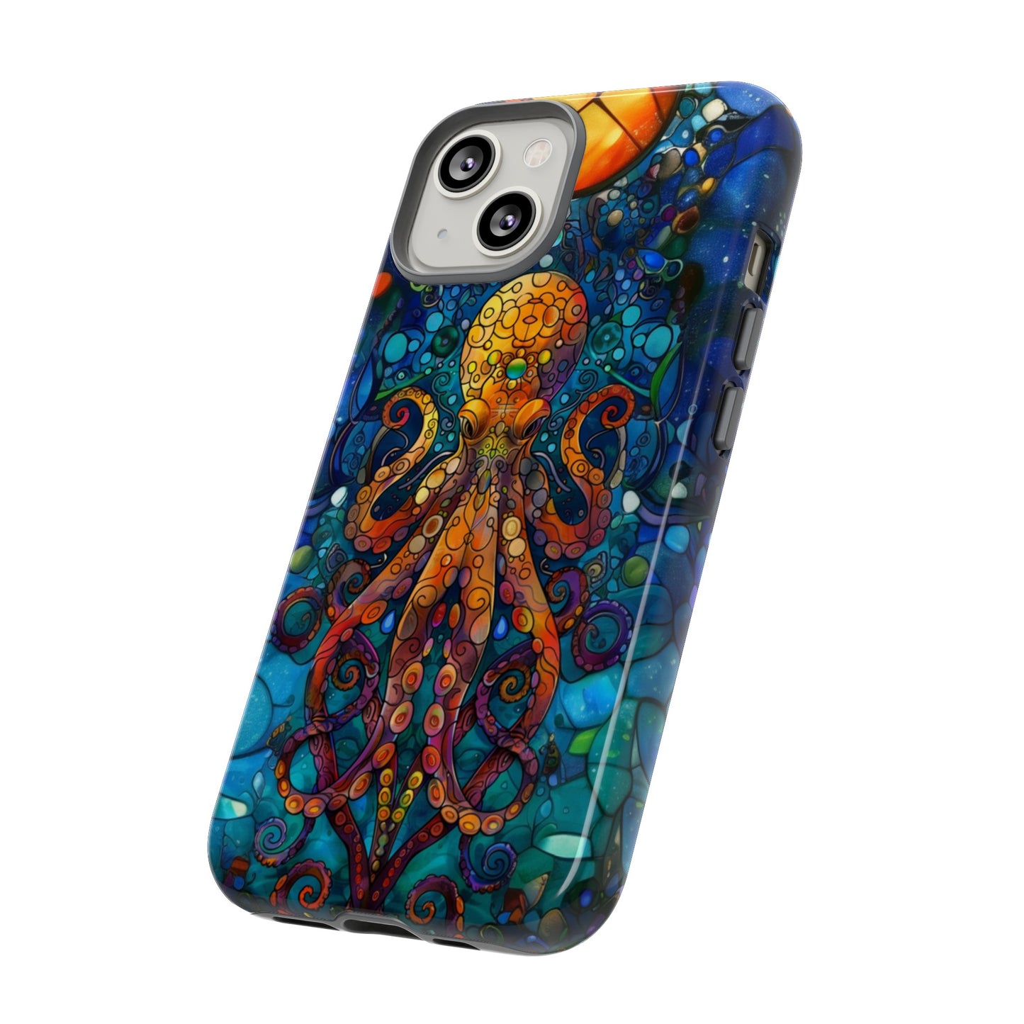 Octopus Stained Glass Undersea Magic Phone Case