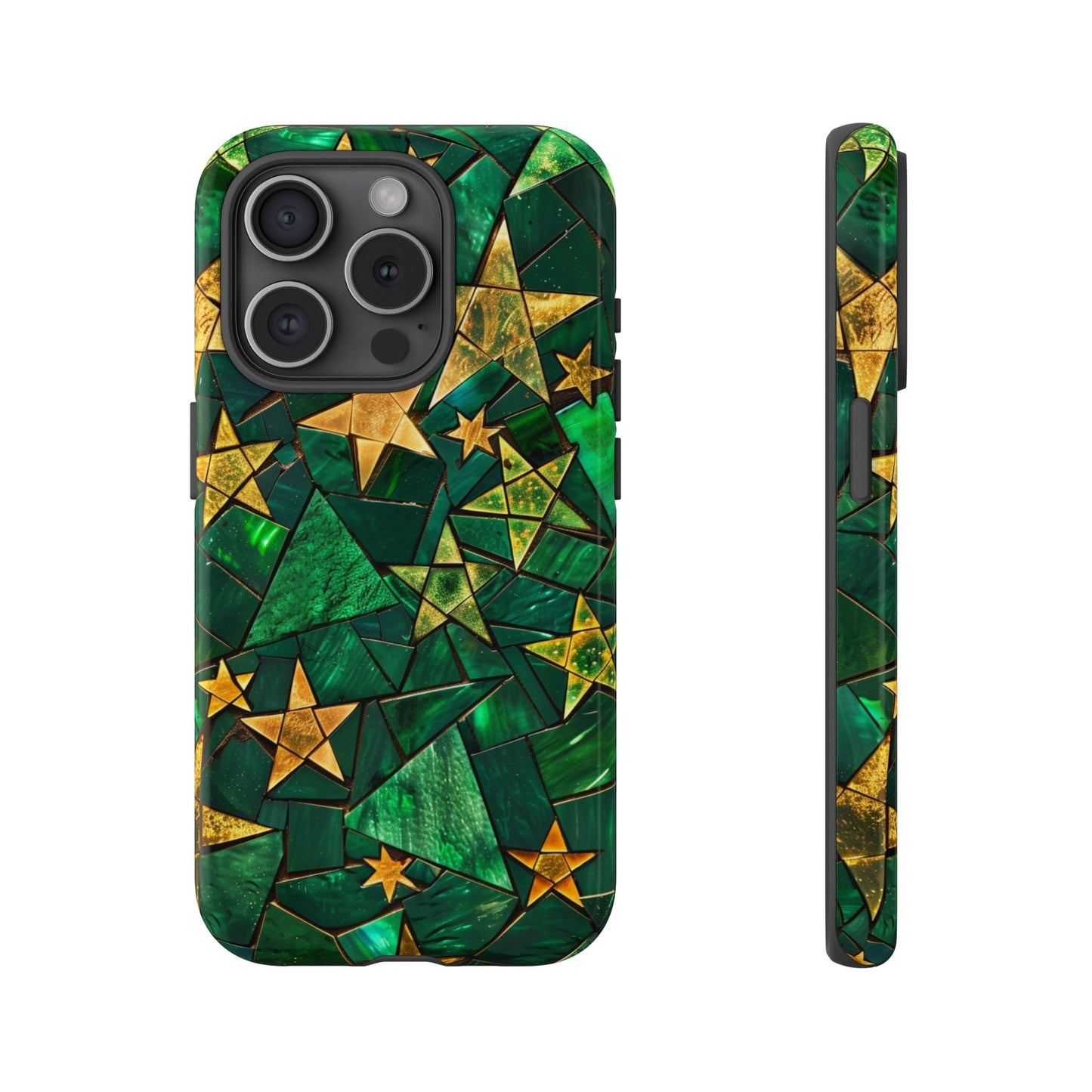 Green Celestial Stained Glass Mosaic Phone Case