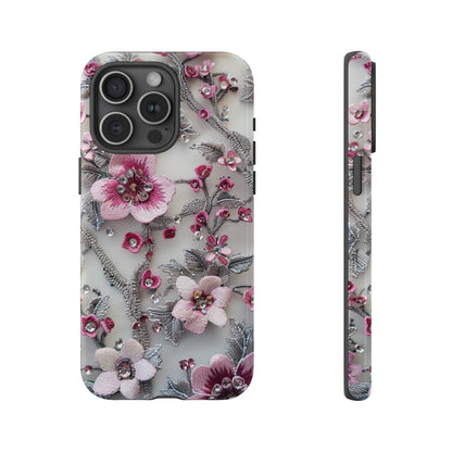 Coquette Aesthetic Floral Art iPhone 12 Case