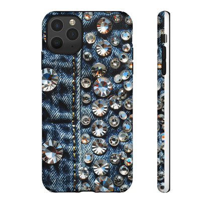 Blue Jean Queen Rhinestone Bling Phone Case