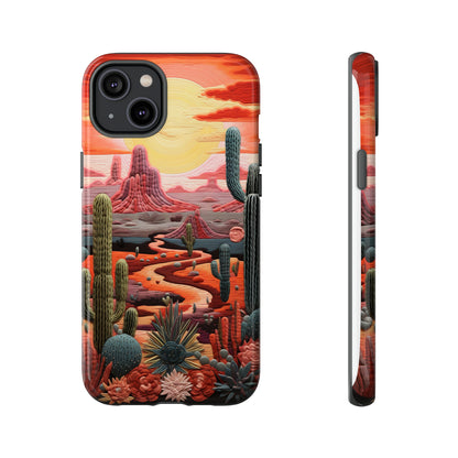 Cactus Desert Sunset Phone Case