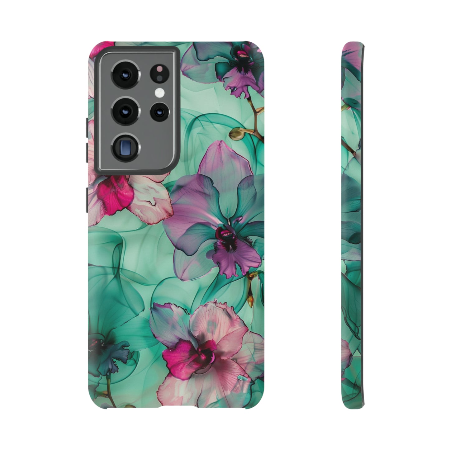 Watercolor Floral Orchids Phone Case