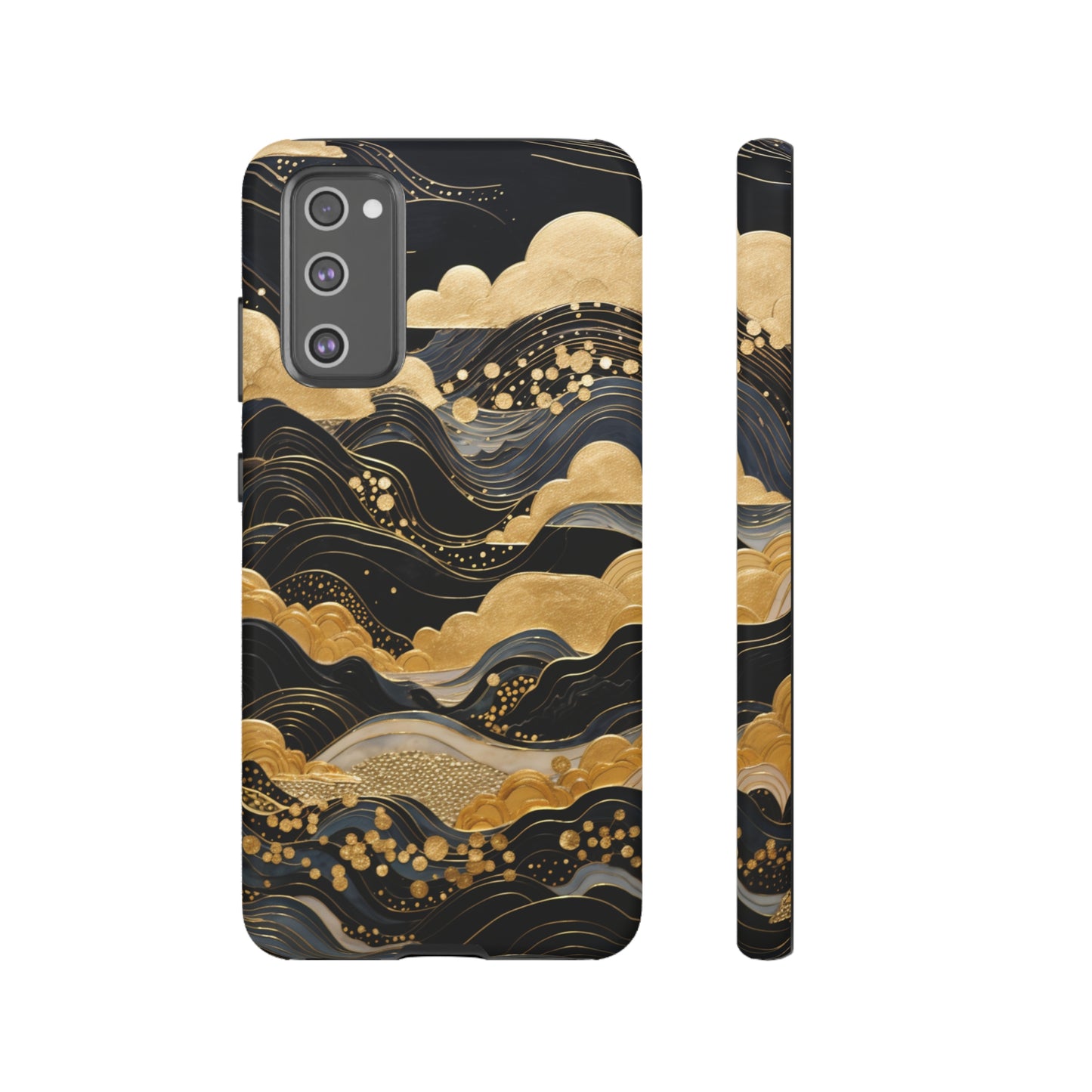 Chiyogami Mountains Tough Phone Case fits Galaxy S23 S22 S21 S20 Plus Ultra | Iphone 14 13 12 11 8 Pro Max Mini | Pixel 7 6 Pro 5 | Japanese