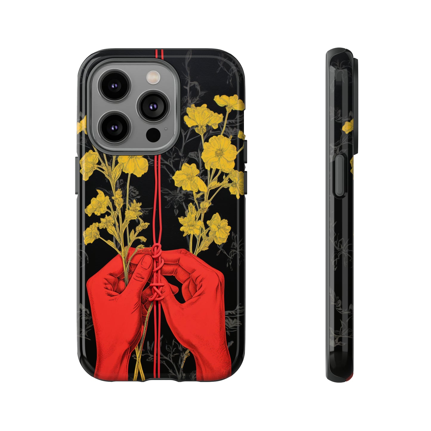 We Are All Connected Floral Phone Case