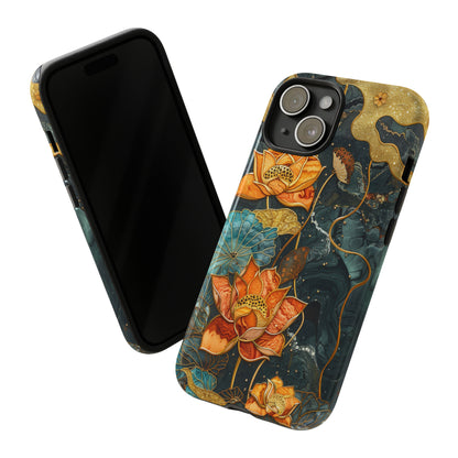 Chiyogami Floral Scroll Work Phone Case