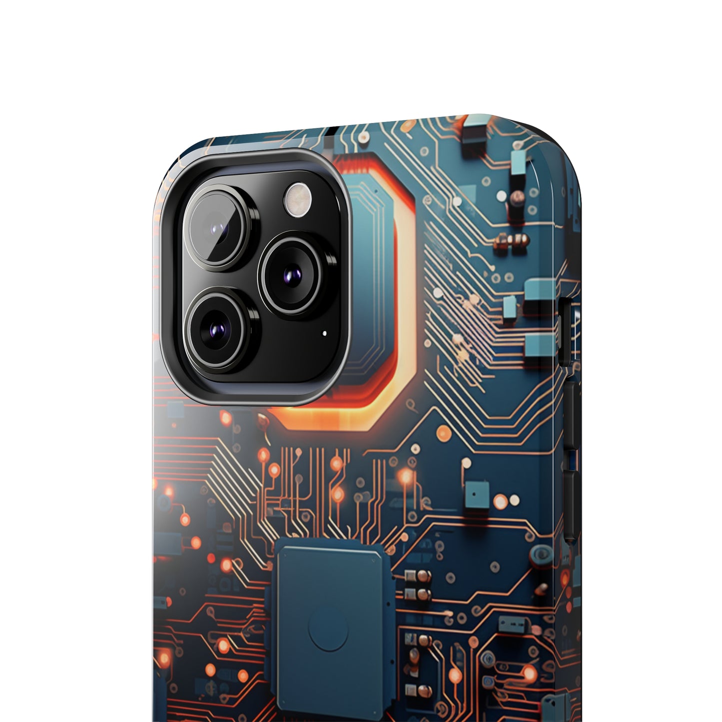 Neon Nexus: Cyberpunk Circuit Board | Futuristic Tech-Inspired iPhone Case