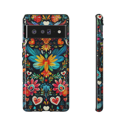 Floral Explosion Magic Hearts Phone Case