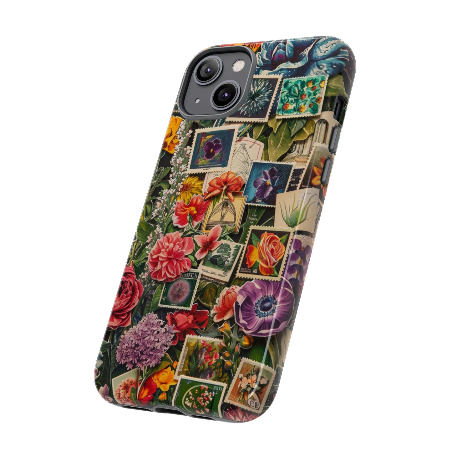 Vintage Floral Stamps Phone Case