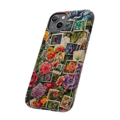 Vintage Floral Stamps Phone Case