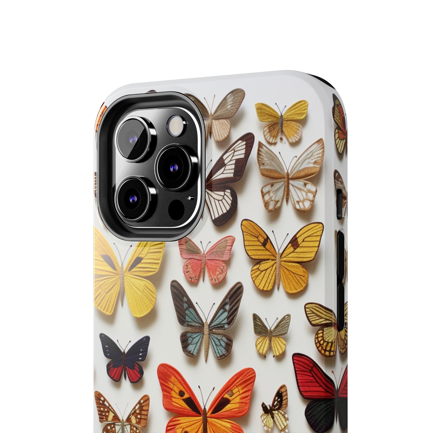 Elegant Embroidery: Delicate Butterfly iPhone Case – Crafted with Precision