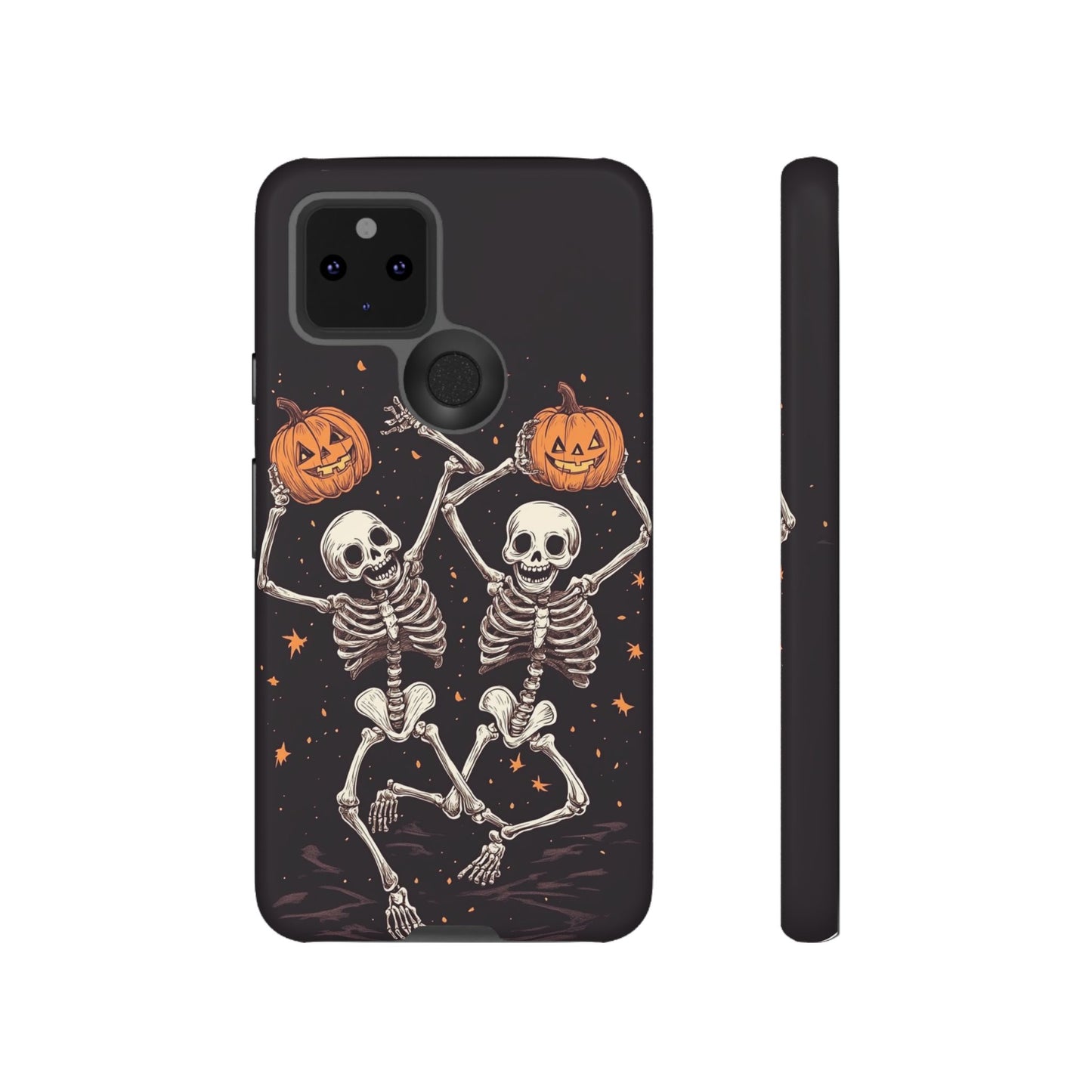 Dancing Skeletons with Jack-o'-Lanterns Phone Cover