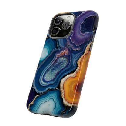 Agate Slice Geode Elegance: Natural Beauty Phone Case