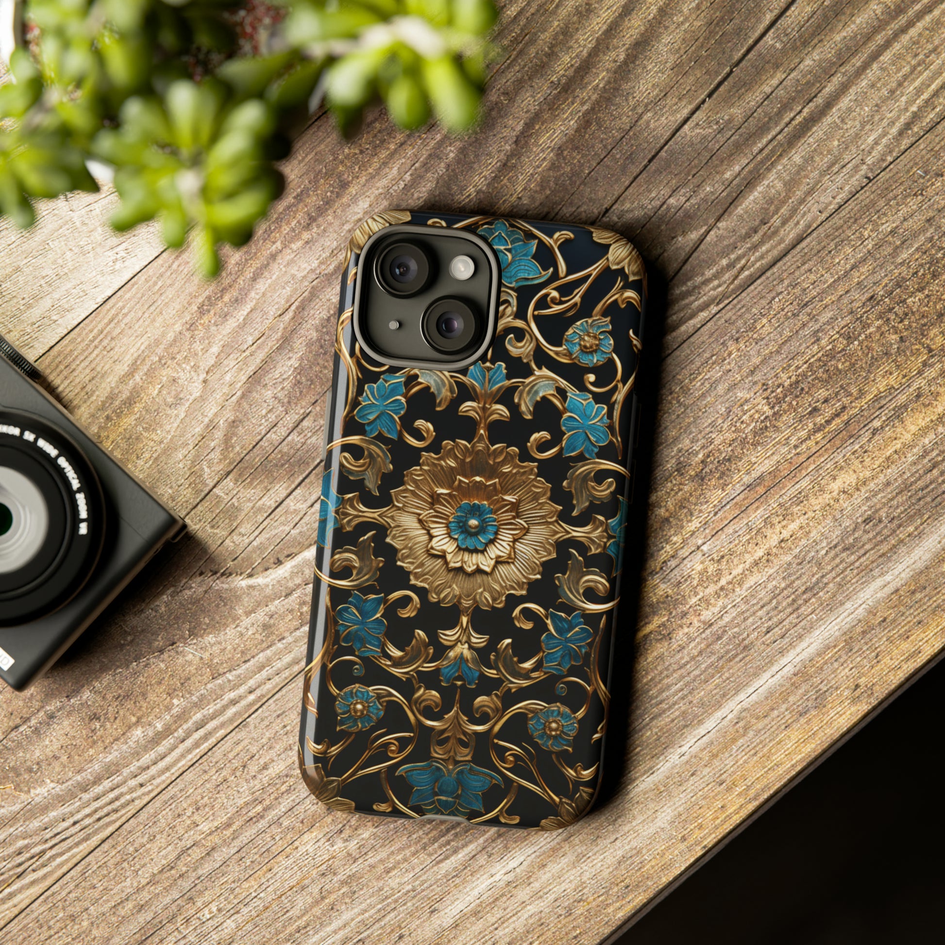 Elegant mosaic design phone case for iPhone 14 Pro Max