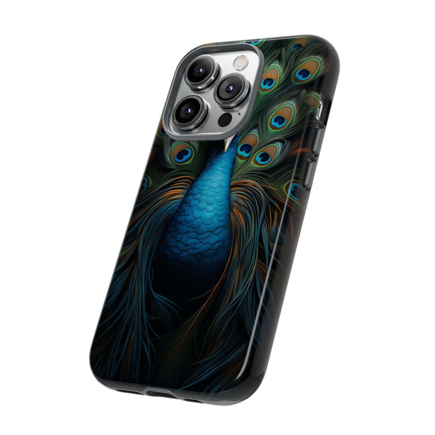 Peacock Feathers iPhone Case - A Timeless Symbol of Elegance for Google Pixel, iPhone, and Samsung Cases