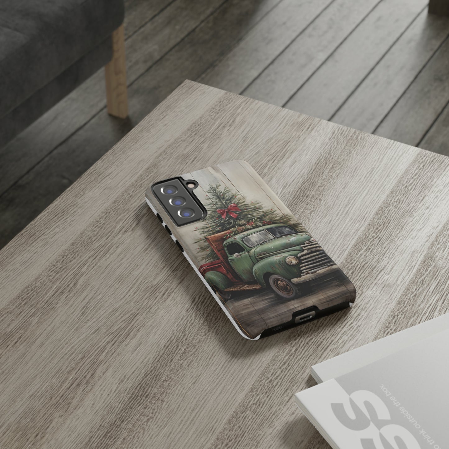 Christmas Pickup Truck Phone Case for iPhone