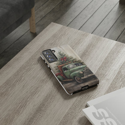 Christmas Pickup Truck Phone Case for iPhone