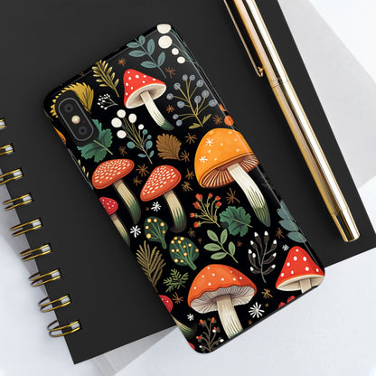 Psychedelic Magic Mushrooms Phone Case | Dive into Vintage Vibes