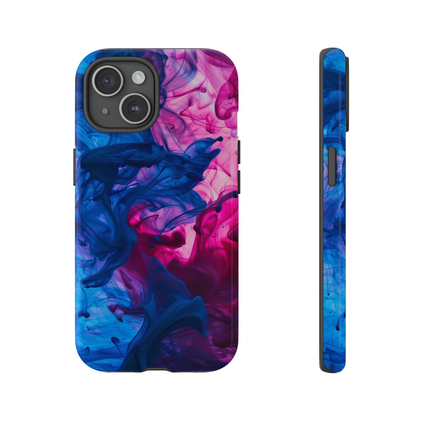 Magenta and Blue Color Explosion Phone Case