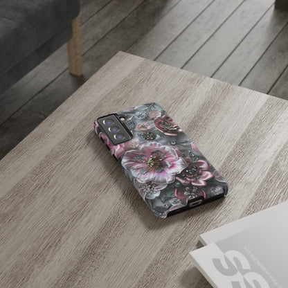 Coquette Aesthetic Floral Art iPhone 15 Case