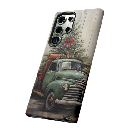 Christmas Pickup Truck Phone Case for iPhone