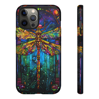 Art Deco Stained Glass Dragonfly Phone Cover