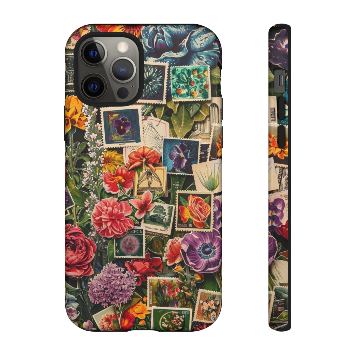 Vintage Floral Stamps Phone Case