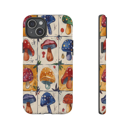 Trippy Magic Mushroom Toadstools Phone Case