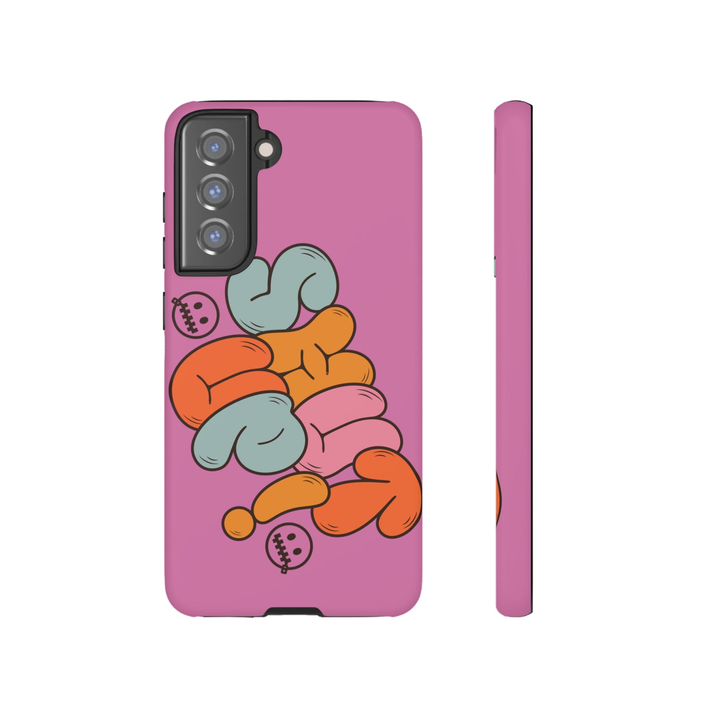 Shut Up Phone Case | Warm Retro Psychedelic Colors | For iPhone, Pixel, Samsung