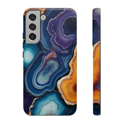 Agate Slice Geode Elegance: Natural Beauty Phone Case