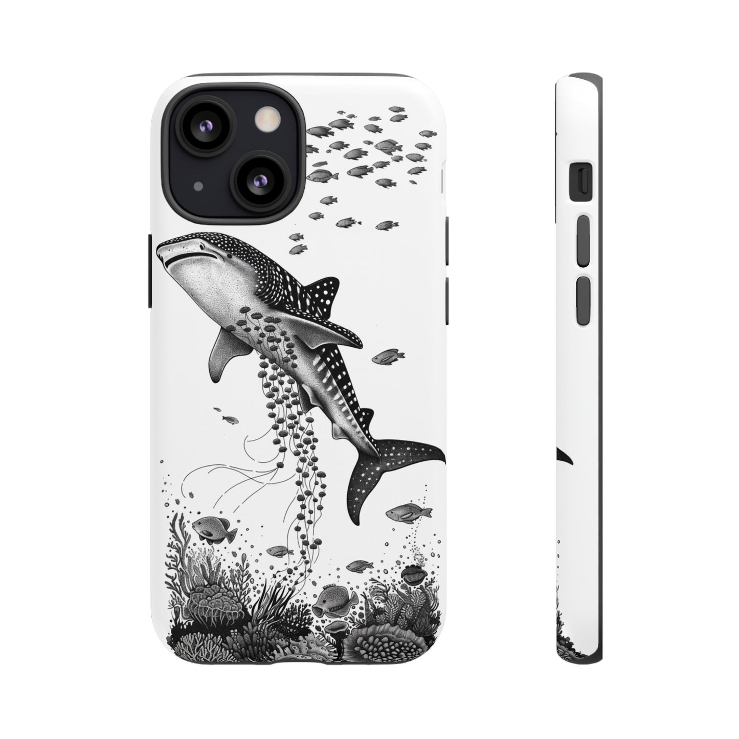 Whale Shark, Turtle, Manta Ray Phone Case