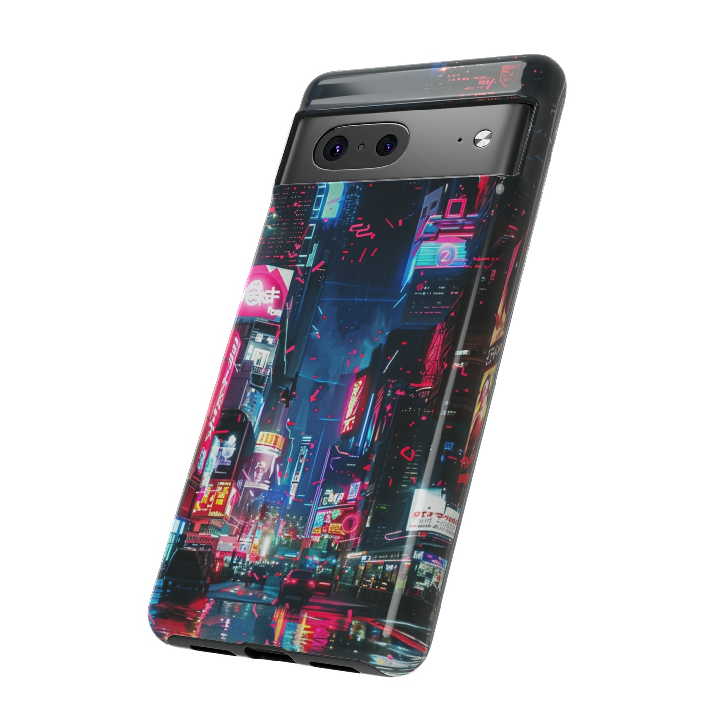 Cyberpunk Tokyo Cityscape Phone Case