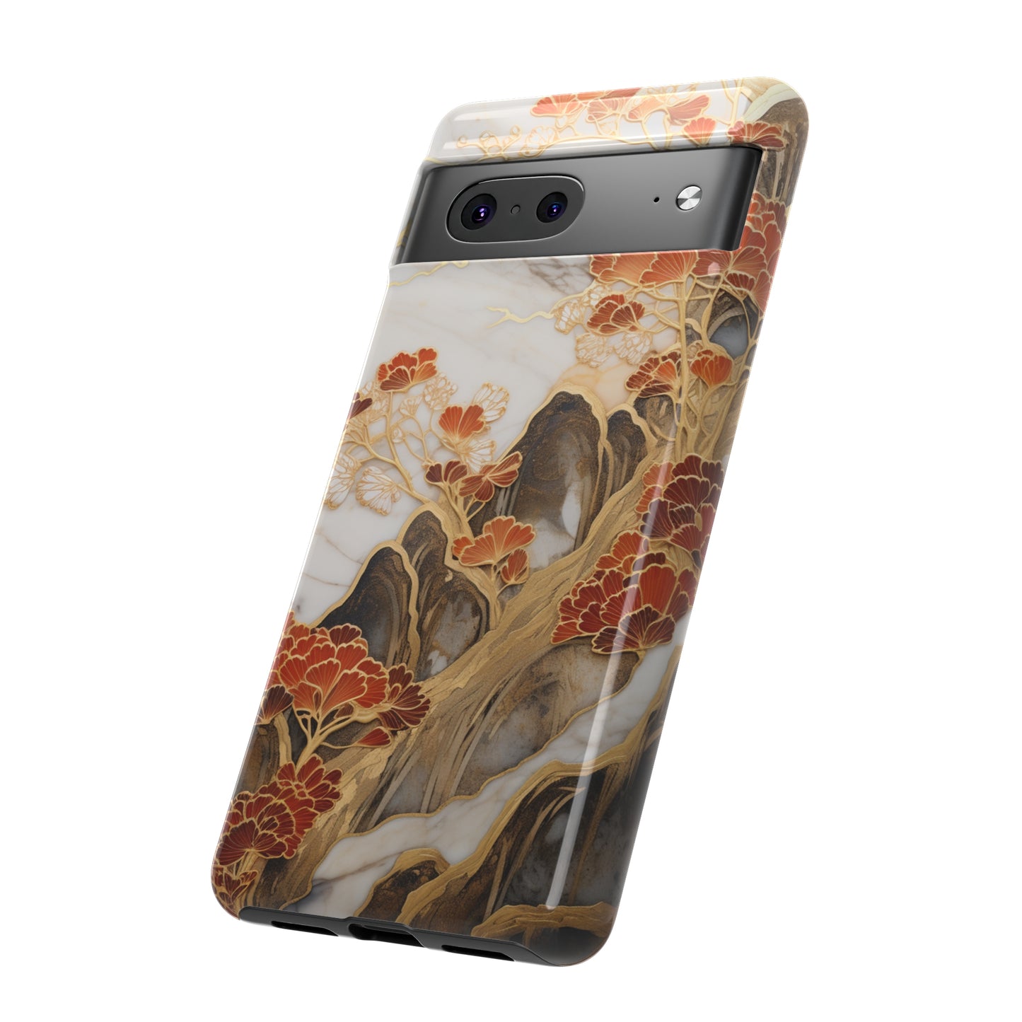 Chiyogami Floral Tough iPhone Case Galaxy S23 S22 S21 S20 Plus Ultra | Iphone 14 13 12 11 8 Pro Max Mini | Pixel 7 6 Pro 5 | Japanese Boho