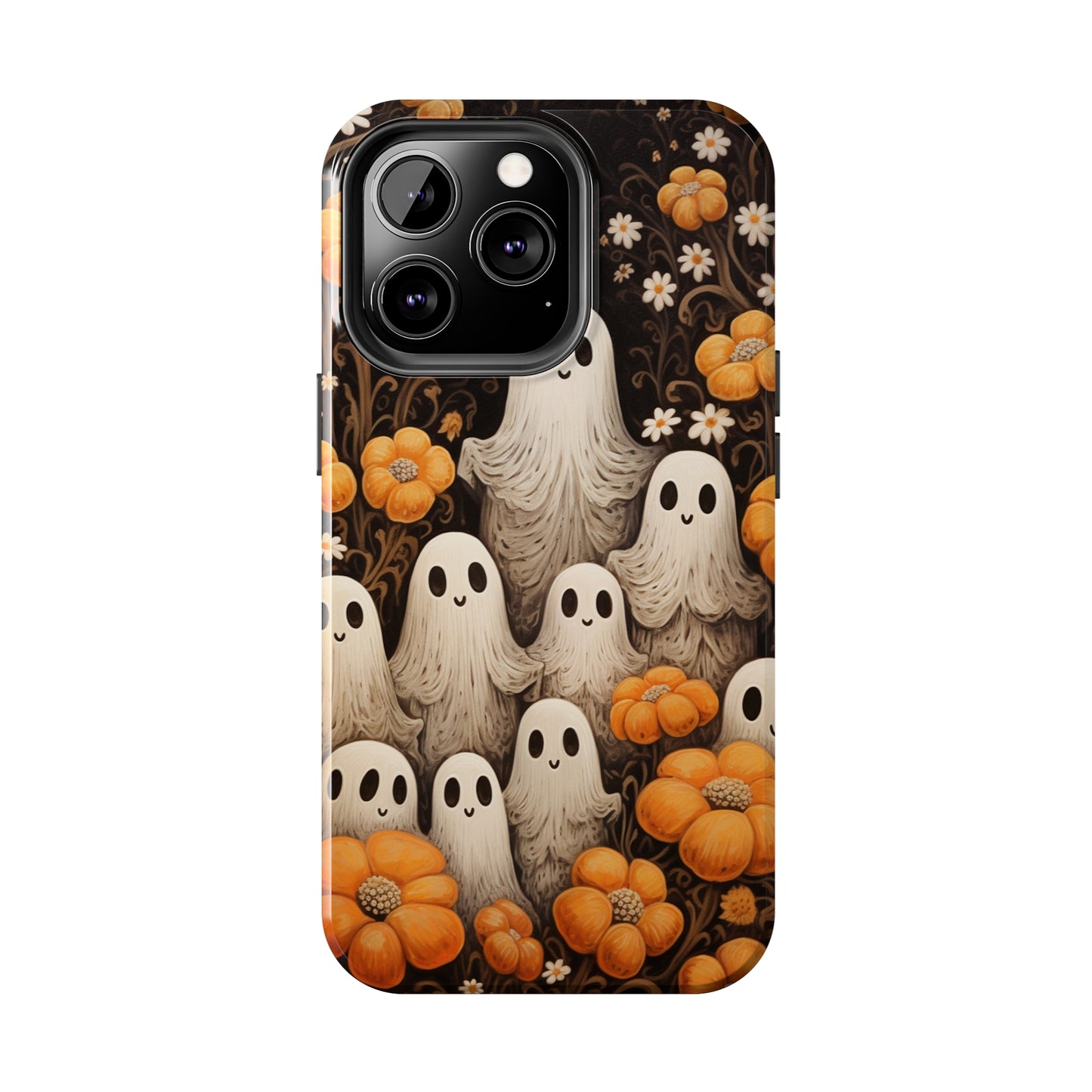 Ghostly Greetings: "Boo Trick or Treat" | Spooky Halloween Spirits iPhone Case