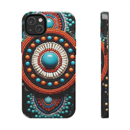 Native American Beadwork iPhone Case | Embrace Traditional Craftsmanship with Artistic Elegance