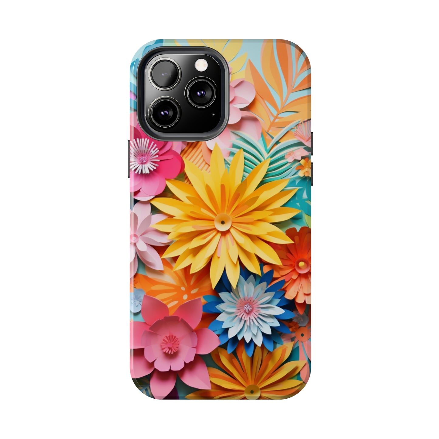 iPhone 12 Pro Max Artistry: Paper Floral Design – Crafted Elegance for iPhone 13 Pro and iPhone XR Enthusiasts