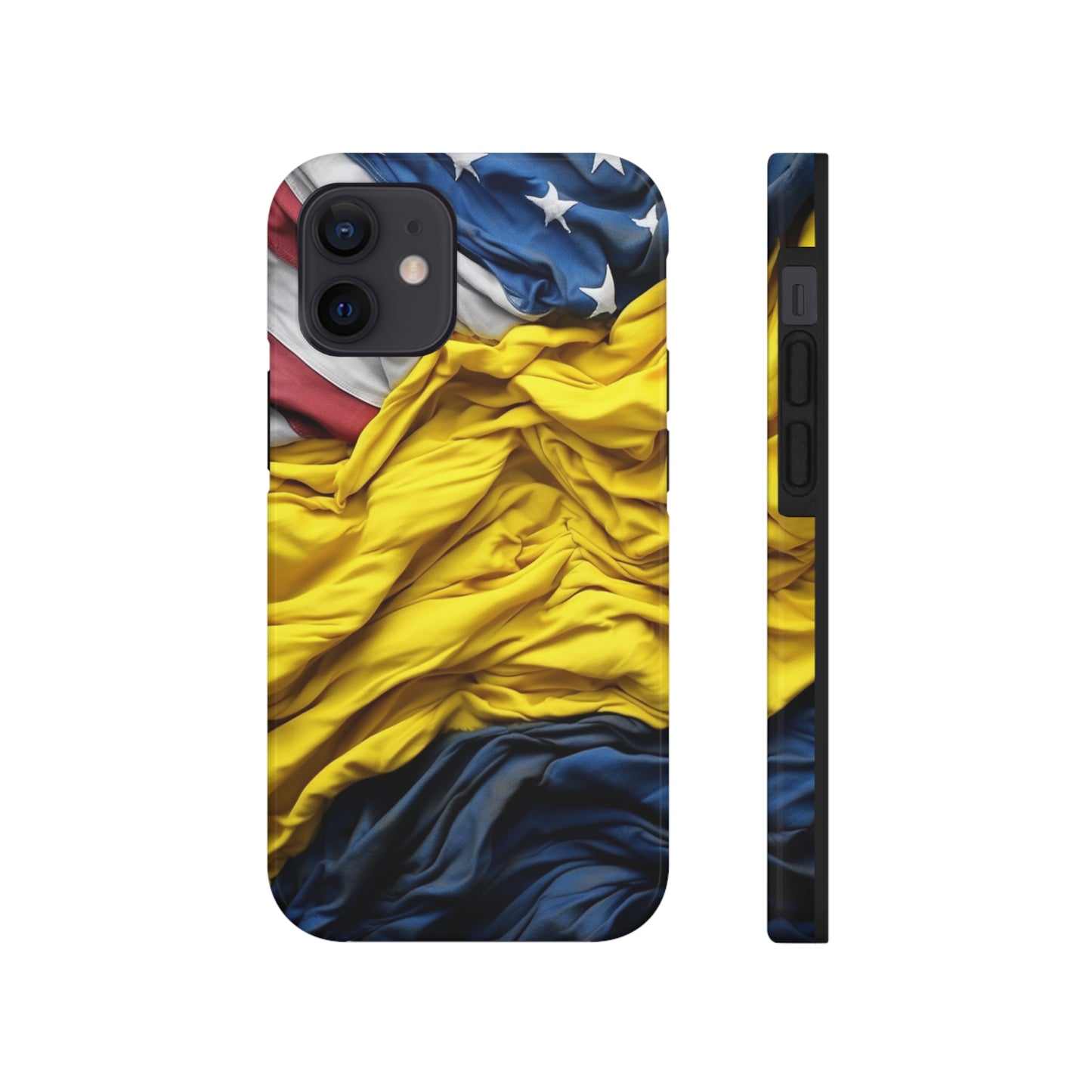 Support Ukraine Flag Phone Case | Show Your Ukrainian USA Patriotic Spirit with a Tough iPhone Case